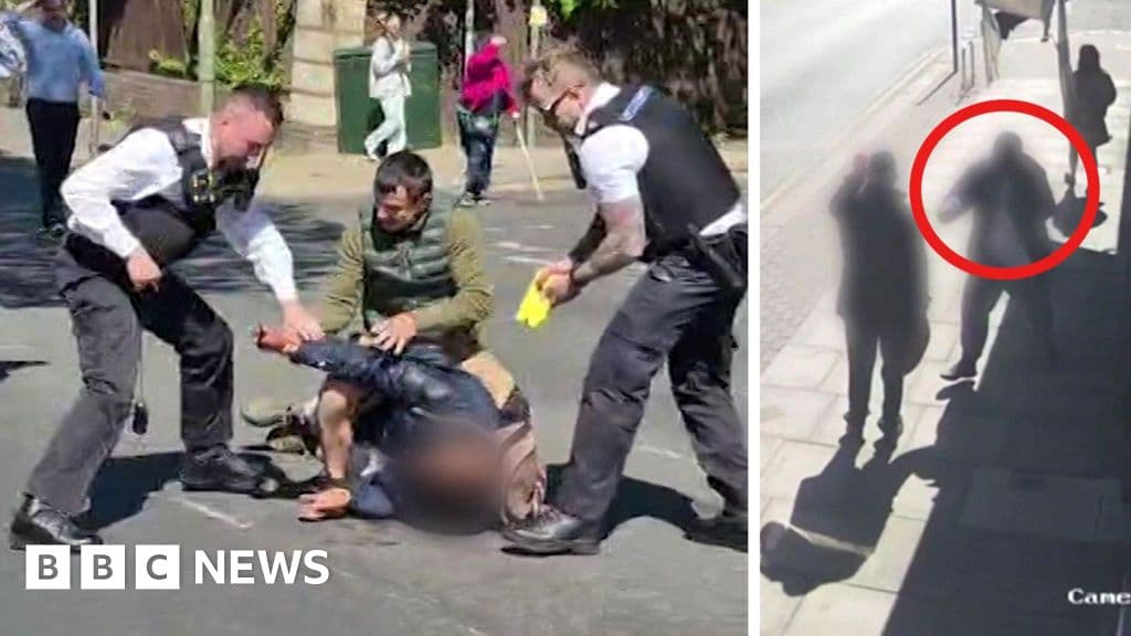Police Kick Terrorist Suspect During Arrest After Jewish Men Stabbed