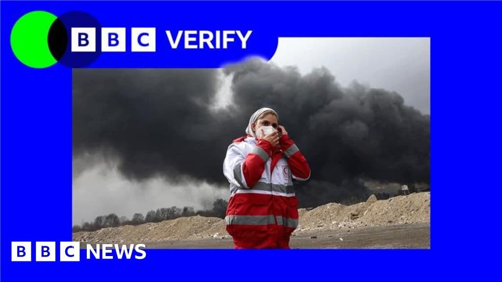 Israeli Strikes on Iranian Oil Facilities Cause Toxic Black Rain