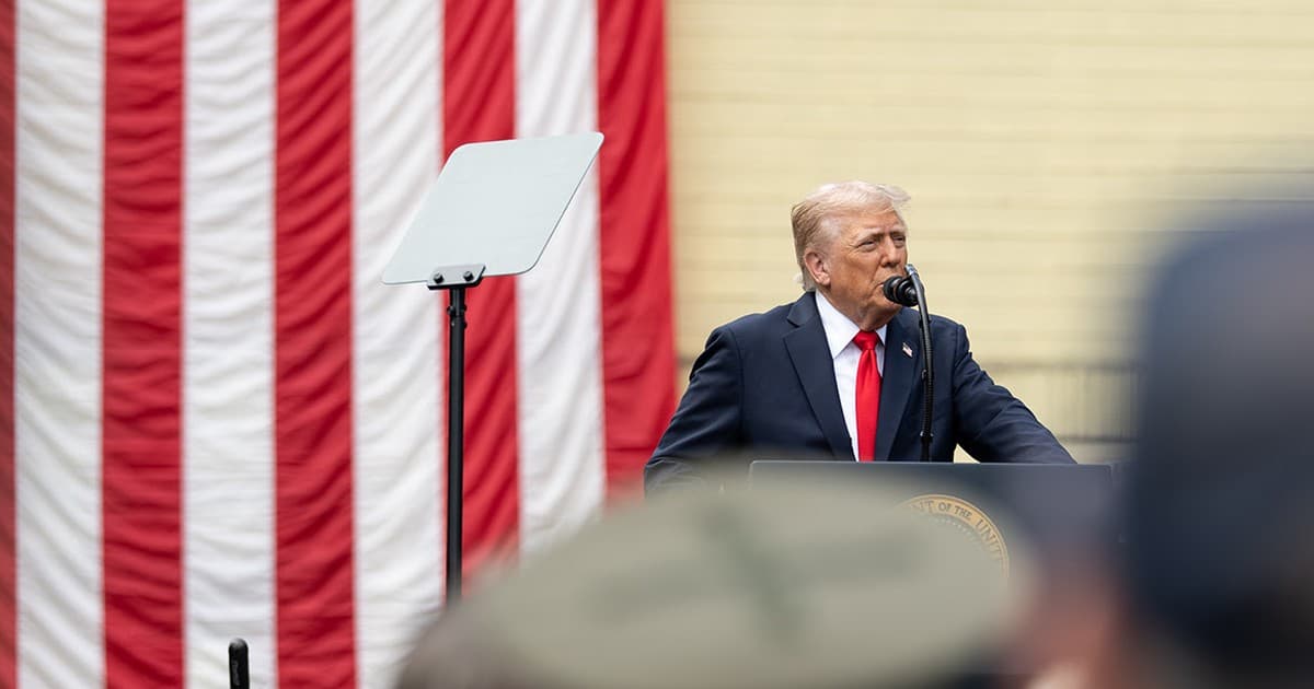 Trump Threatens 50% Tariffs on Countries Arming Iran