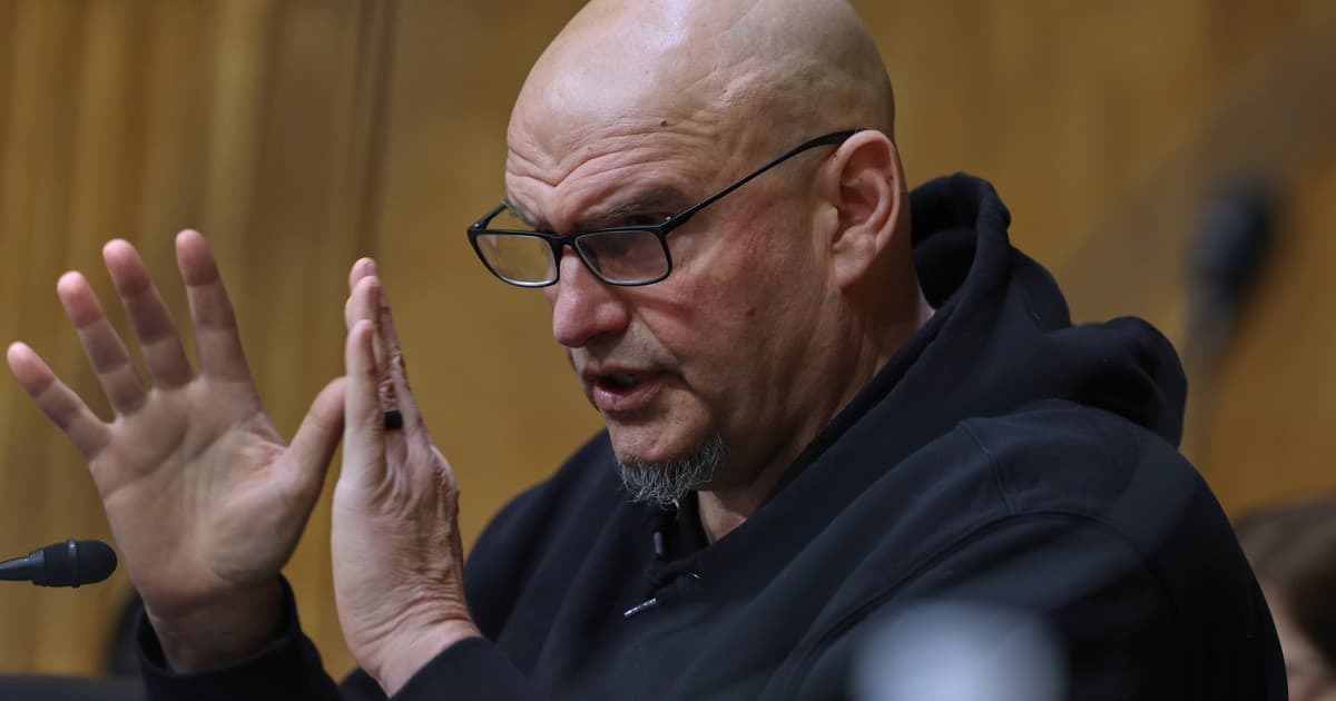 Fetterman's Own Party Turns on Him Over 'Lazy' Senate Record