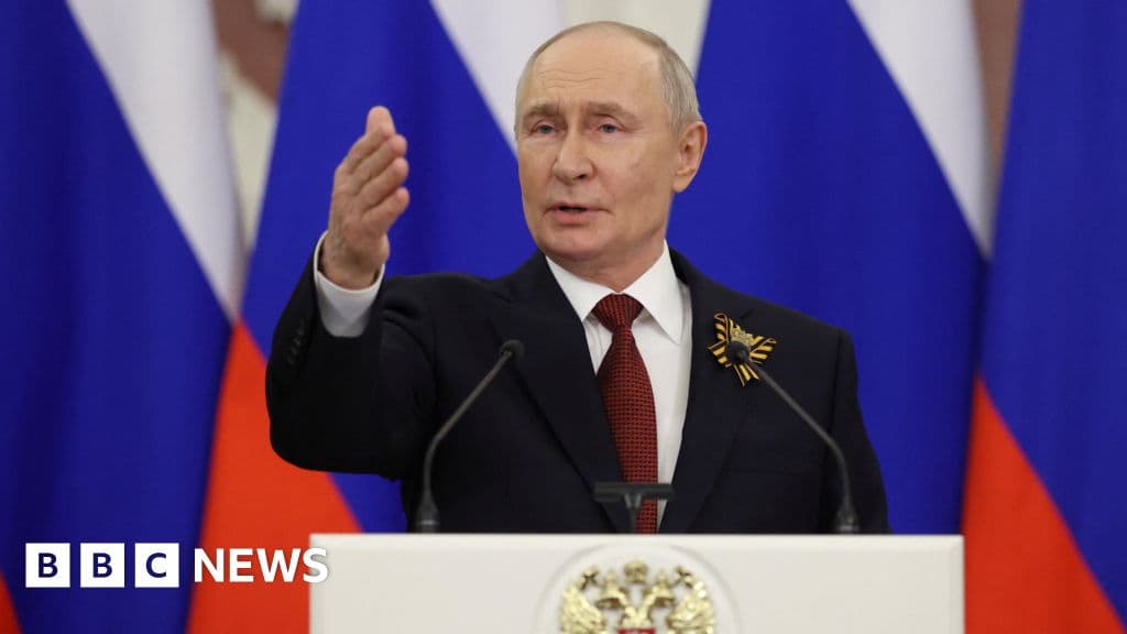 Putin Says Ukraine War 'Coming to an End' During Scaled-Back Victory Parade