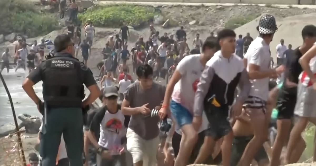 60,000 Migrants Storm Spain's Ceuta Border in 24 Hours