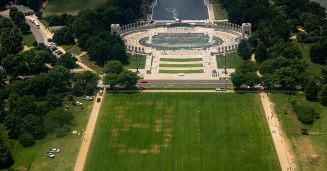 Giant '8647' Etched Into National Mall Sparks Federal Investigation