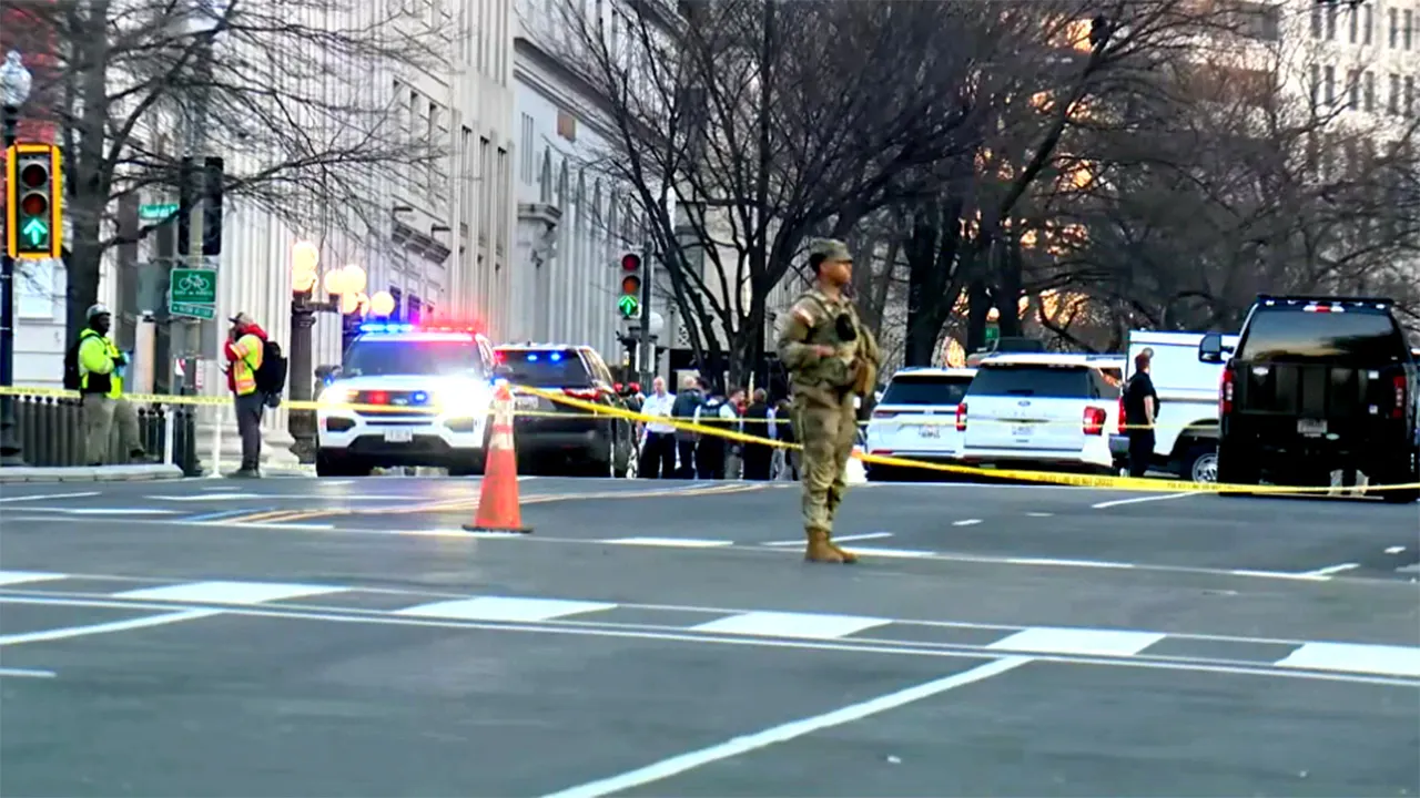 Van Crashes Through White House Barricade, Driver Detained