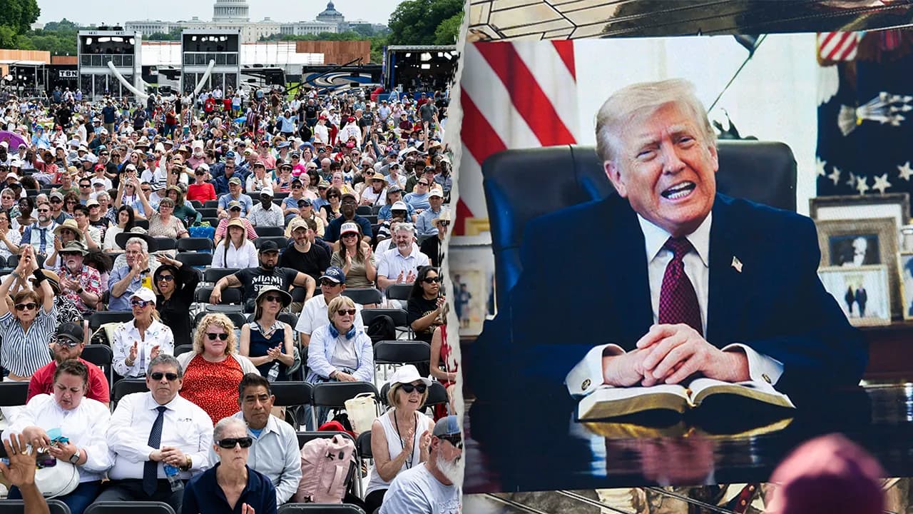 Trump Officials Lead Christian Prayer Rally Critics Call Church-State Violation