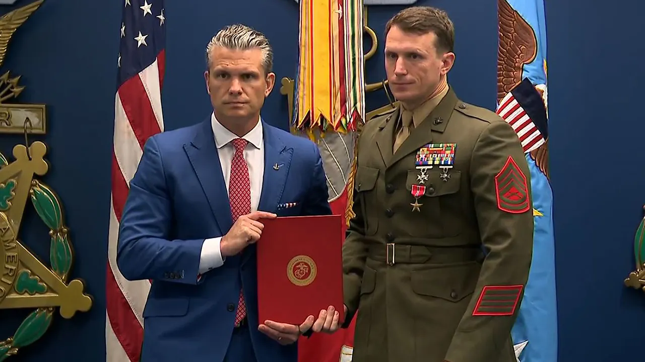 Hegseth Blames 'Politics' for 5-Year Delay in Marines' Medals